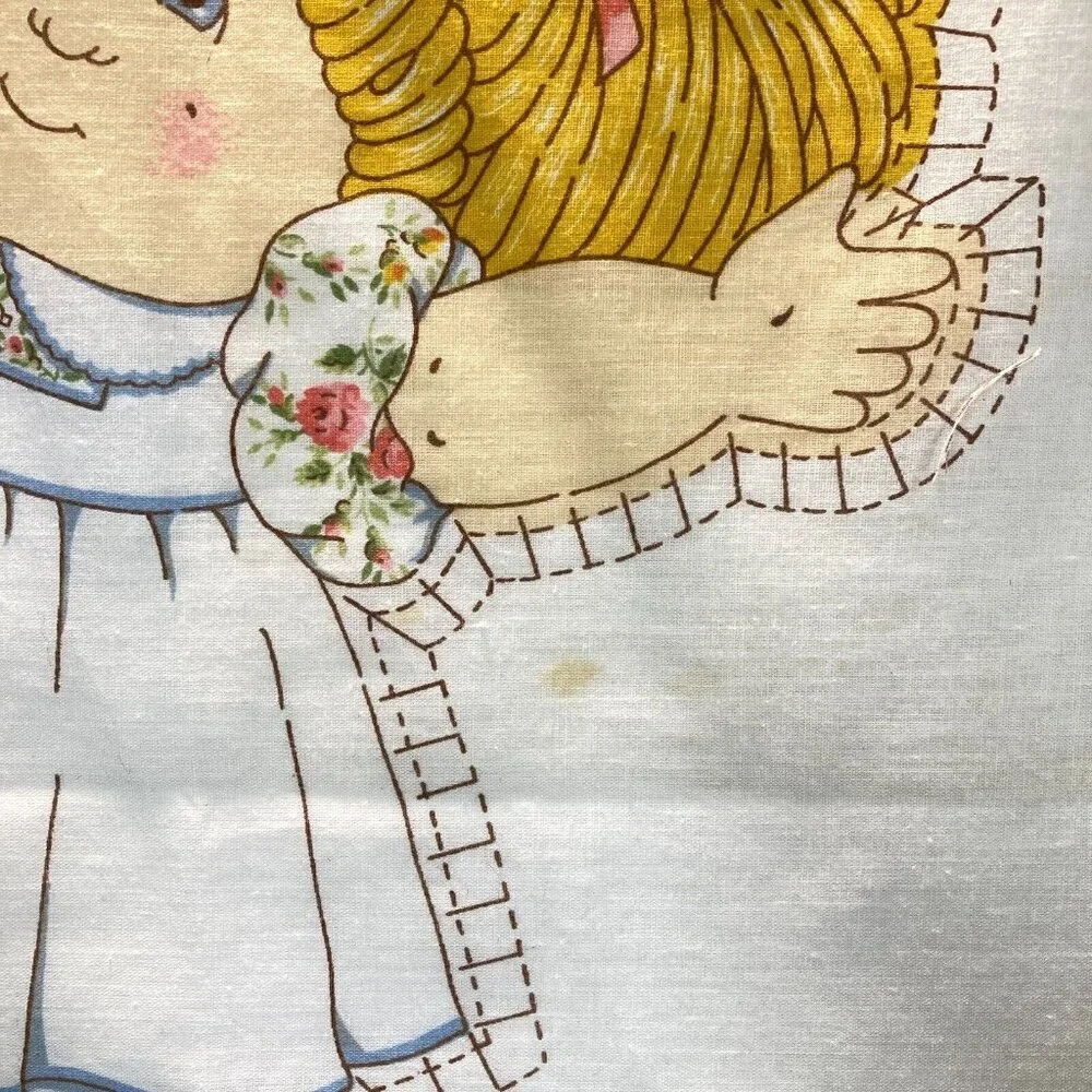 Vintage Cabbage Patch Kids Doll Pattern For Stuffing, Instructions Included 1983